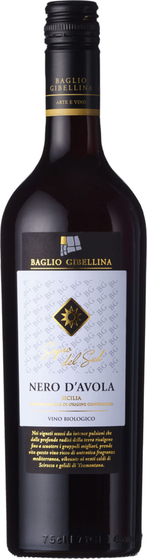 Baglio Gibellina - Sogno del Sud Organic Nero d'Avola DOC 2020 75cl Bottle